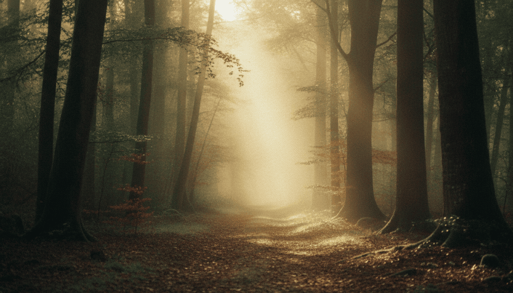 Innere Unruhe überwinden – Halt und Hoffnung, wenn Licht durch den Wald bricht
